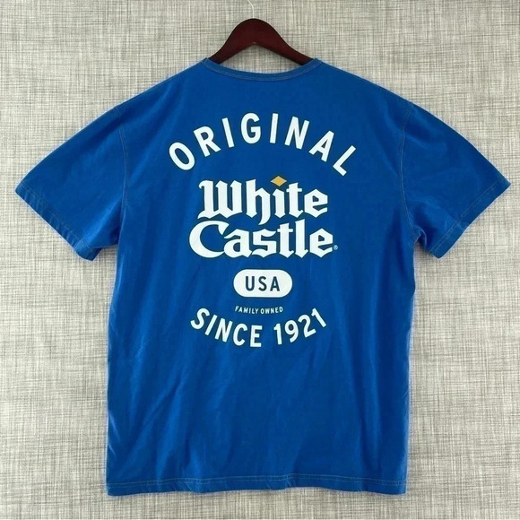 EUC White Castle Family Yellow Short Sleeve T shirt Men's XL 7874/8 b - Picture 2 of 8